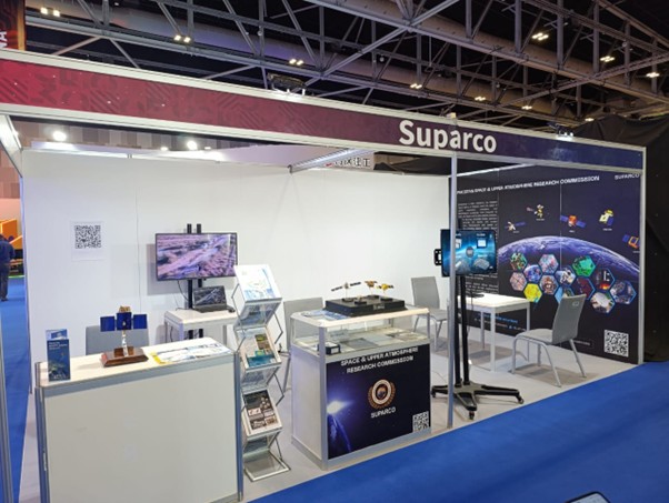 SUPARCO booth at COMEX 2025 Oman